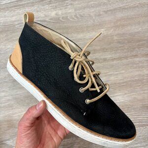 UGG Kallisto Sheer Nubuck Black Mid Top‎ Sneakers Shoes sz 8.5